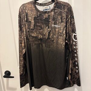 Magellan Outdoors Men's Woodland Camo Long Sleeve Tee